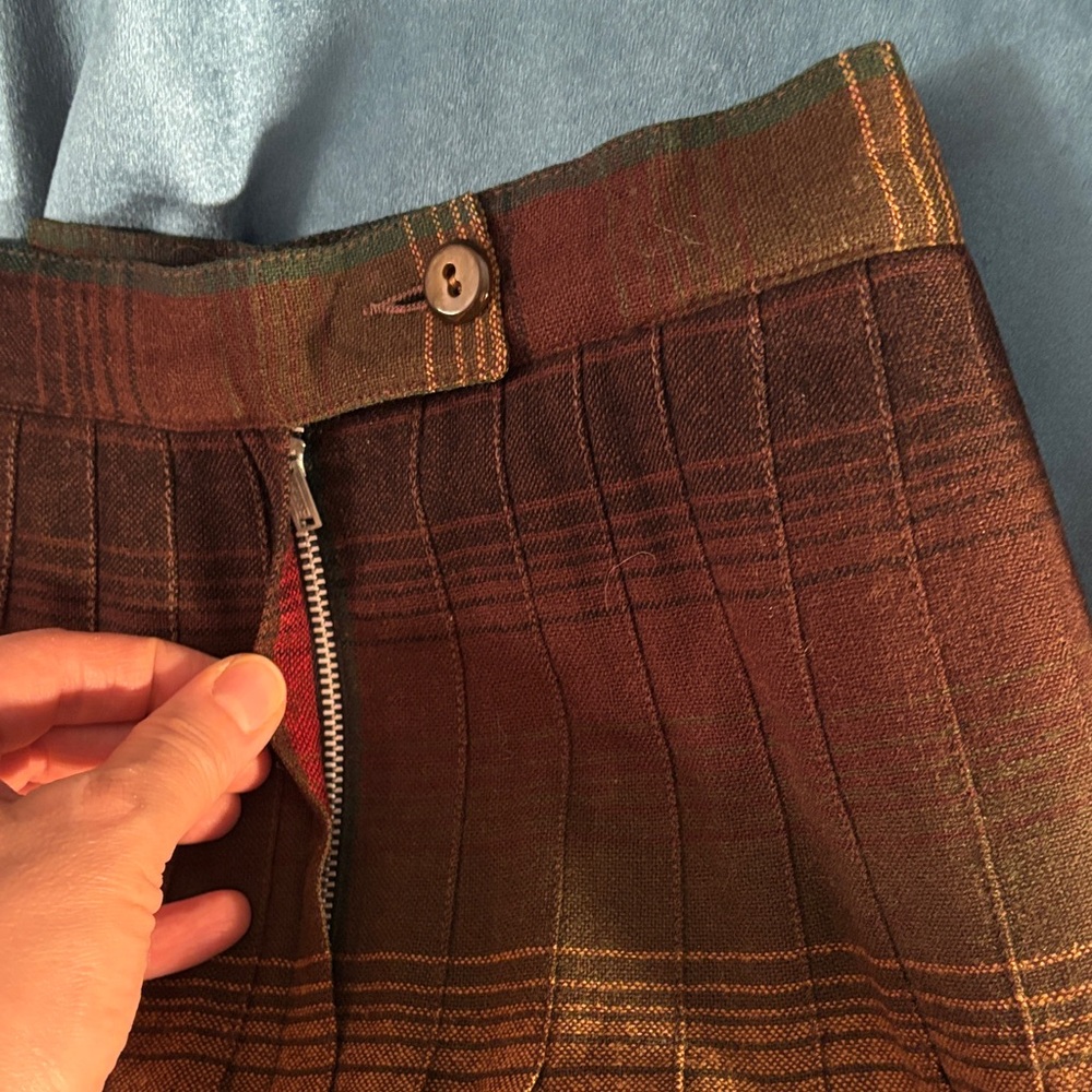 Vintage Pendleton Reversible Turnabout Skirt — Pr… - image 9